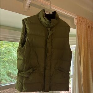 Banana Republic olive green vest that is in like new condition.